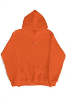 Embroidered Colorful MELK Hoodie (Orange)